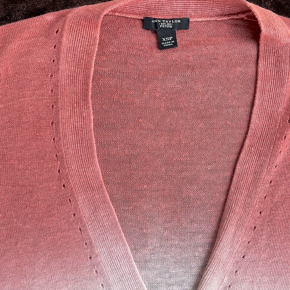Ann Taylor Ombré Cardigan Sweater - Picture 6 of 8